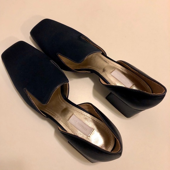 Suzanne Rae Shoes - Suzanne Rae d’orsay - navy Satin